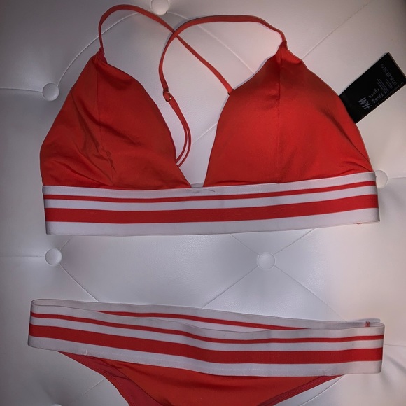 H&M Other - orange and white bikini